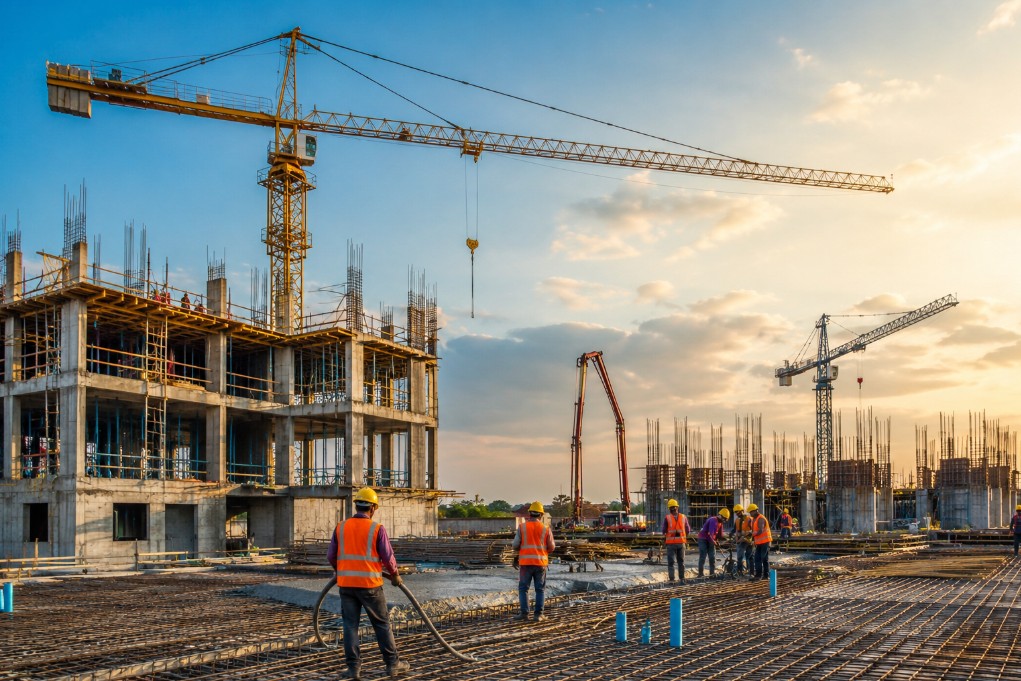 Civil construction work by Thiru Builders