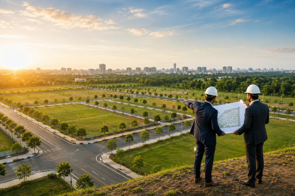 Land promoter services — plotted developments